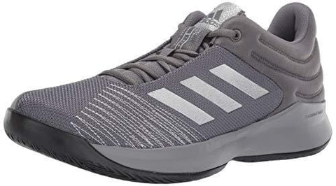 adidas Men's Pro Spark 2018 Low, Grey/Silver Metallic/Black 11 M US