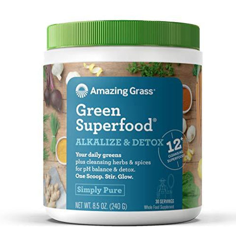 Amazing Grass Green Superfood Detox and Digest Cleanse Organic Powder