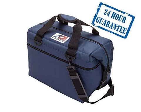 AO Coolers Original Soft Cooler with High-Density Insulation, Navy Blue, 24-Can