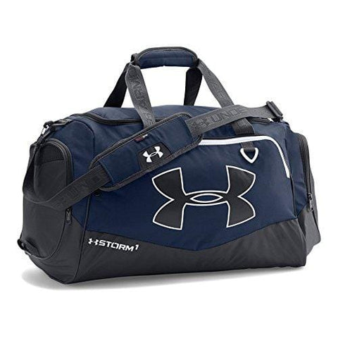 Under Armour Undeniable Duffle 2.0 Gym Bag, Midnight Navy /White, Medium
