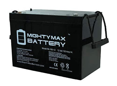 Mighty Max Battery 12V 100AH Battery for Solar Wind DEEP Cycle VRLA 12V 24V 48V Brand Product