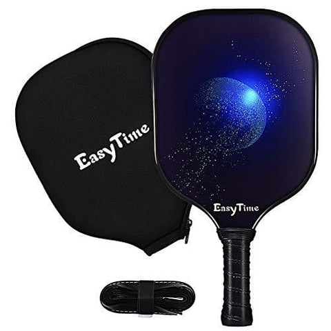 EasyTime Pickleball Paddle Graphite Pickleball Racket USAPA Approved Polypro Honeycomb Composite Core Paddles with Free Grip Strip & Racket Cover