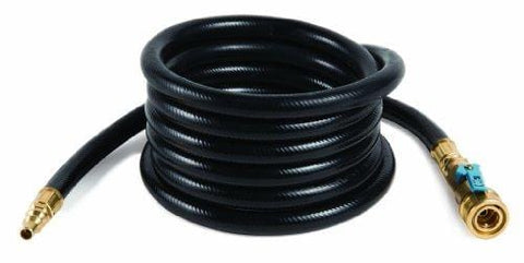 Camco 10ft Heavy Duty Quick-Connect RV Propane Hose, Connects RV Propane Supply with Olympian 5100, 5500 and Other Low Pressure Grills  (57282)