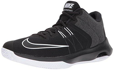 Nike Men's Air Versitile II Basketball Shoe, Black/White, 8.5 Regular US
