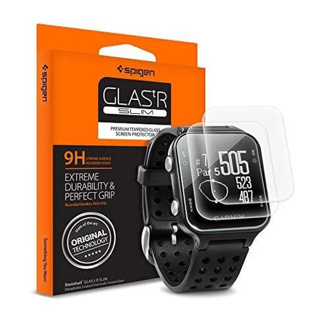 Spigen Tempered Glass Screen Protector Designed for Garmin Approach S20 Golf Watch (3Pack)