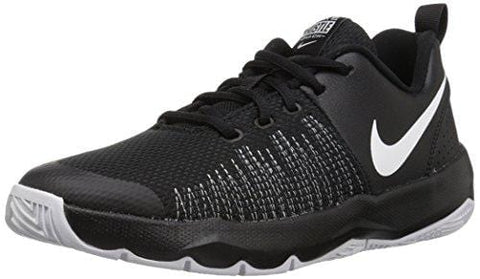 Nike Boys' Team Hustle Quick (GS) Basketball Shoe, Black/White, 6 M US Big Kid