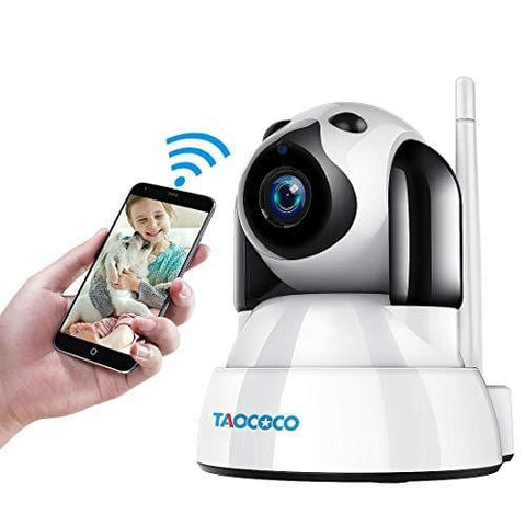 TAOCOCO Dog Pet Camera, Cat WiFi IP Camera, Wireless Surveillance Security Camera, Home Baby Monitor Nanny Cam with Smart Pan/Tilt/Zoom, Motion Detection, Two Way Talking, Infrared Night Vision