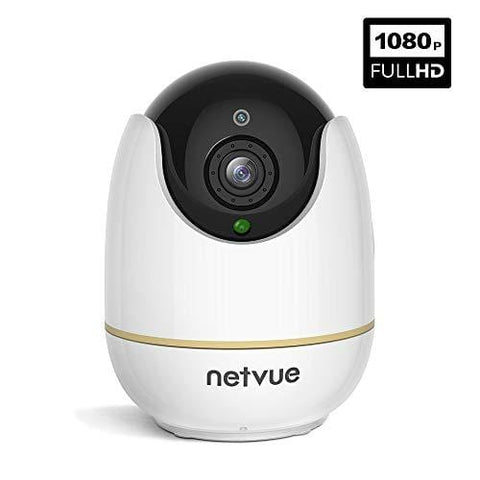 1080P Pet Camera, Home Camera 2 Way Audio, Baby Monitor Night Vision, Motion Detection, Compatible with Alexa Echo Show, Indoor Camera, Security Camera, Baby Camera with Cloud Storage