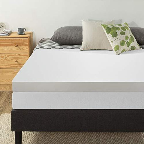 Best Price Mattress 4" Memory Foam Mattress Topper, RV / Short Queen
