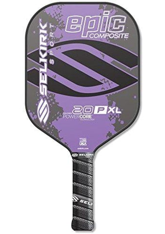 Selkirk SEL20P Epic Polymer Honeycomb Core Composite Paddle, Purple
