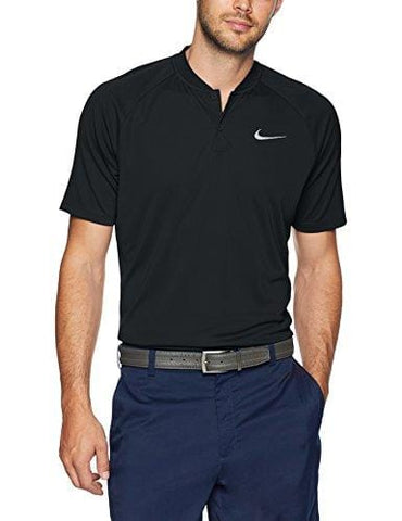 Nike Men's Dry Momentum Team Polo Golf Shirt, Black/Black/Cool Grey, Medium