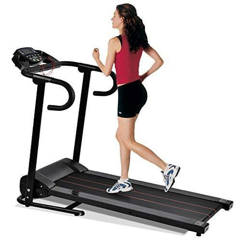 Murtisol 1100W Folding Treadmill Electric Walking Running Exercise Fitness Machine with LCD Display Easy Control Home Gym