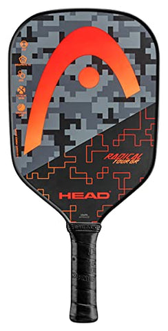 HEAD Graphite Pickleball Paddle - Radical Tour Lightweight Paddle w/Honeycomb Polymer Core & Comfort Grip, Red