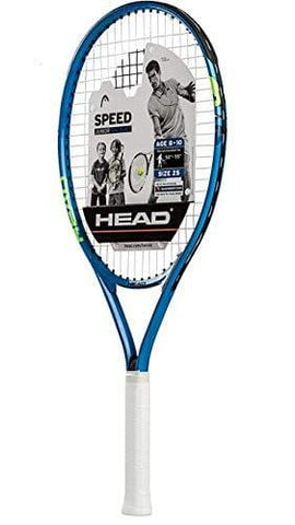 HEAD Speed Kids Tennis Racquet - Beginners Pre-Strung Head Light Balance Jr Racket - 25", Blue