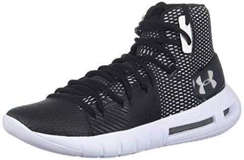 Under Armour Women's Drive 5 Basketball Shoe, Black (001)/White, 10