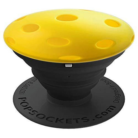 Yellow Pickleball! Sports Gift - PopSockets Grip and Stand for Phones and Tablets