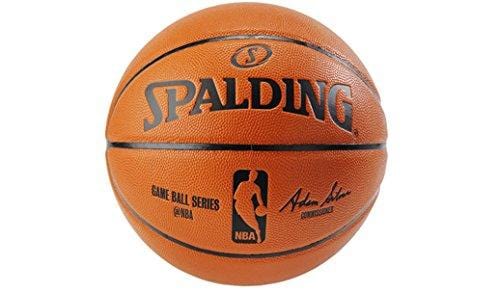 Spalding NBA Replica Indoor/Outdoor Game Ball, Orange, Size 7/29.5-Inch