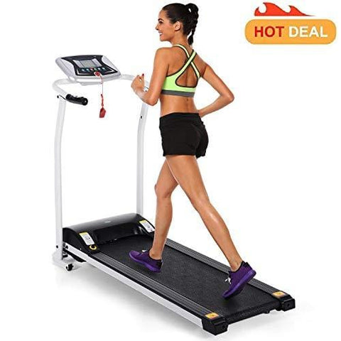 Miageek Folding Electric Support Motorized Power Fitness Jogging Walking Running Machine Equipment Treadmills for Home Indoor Gym[US Stock]