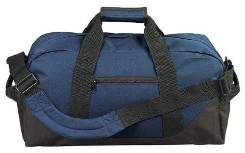 21" Large Duffle Bag with Adjustable Strap (Navy Blue)
