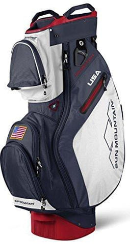 Sun Mountain 2018 Phantom Cart Bag - Navy-White-Red