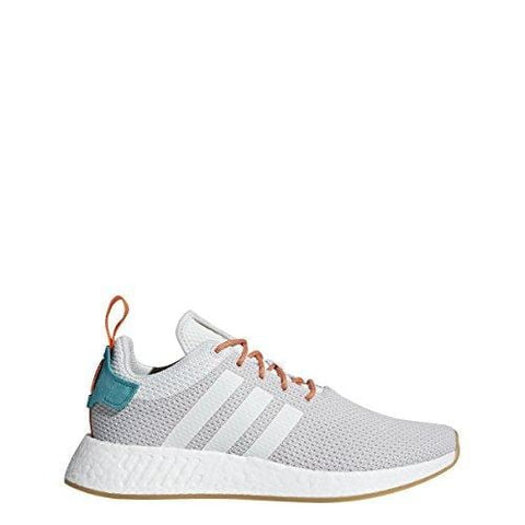 adidas NMD R2 Summer Mens in Crystal White/Grey/Gum, 9.5
