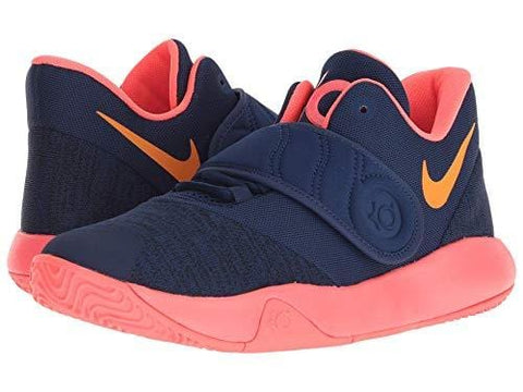 Nike Boy's KD Trey 5 VI Basketball Shoe Blue Void/Orange Peel/Flash Crimson Size 7 M US