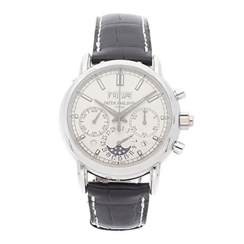 Patek Philippe Grand Complications Mechanical (Hand-Winding) Silver Dial Mens Watch 5204P-001 (Certified Pre-Owned)
