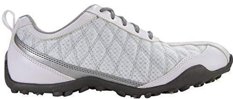 FootJoy Superlites Women's Golf Shoes 98819 White/Silver 8.5 Medium [product _type] FootJoy - Ultra Pickleball - The Pickleball Paddle MegaStore