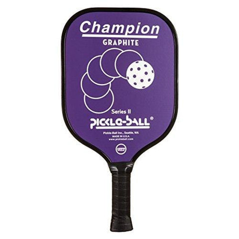 Pickleball, Inc. Vintage Champion Pickleball Paddle (Purple, Thin Grip - 4")