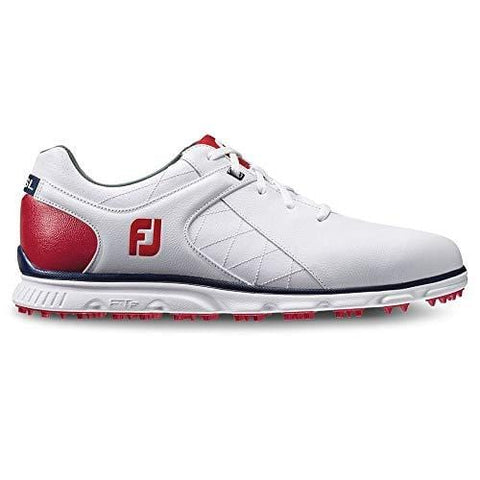 FootJoy Men's Pro/SL-Previous Season Style Golf Shoes White 10.5 M Red/Navy, US [product _type] FootJoy - Ultra Pickleball - The Pickleball Paddle MegaStore