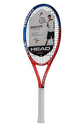 HEAD Ti. Radical Elite Tennis Racket - Pre-Strung Head Light Balance 27 Inch Racquet - 4 1/2 In Grip, Orange
