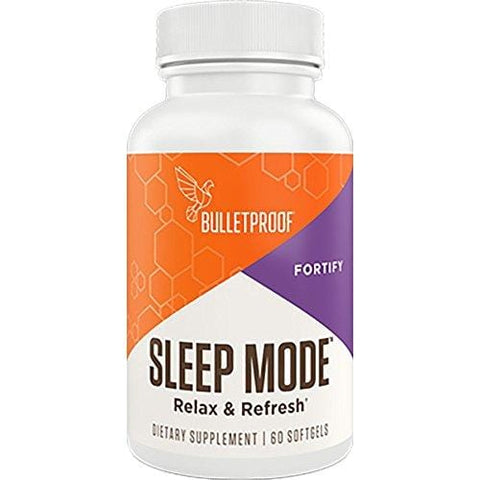 Bulletproof Sleep Mode Softgels, Plant-sourced Melatonin That Helps You Relax, Fall Asleep Faster, and Feel Refreshed (60 Softgels)