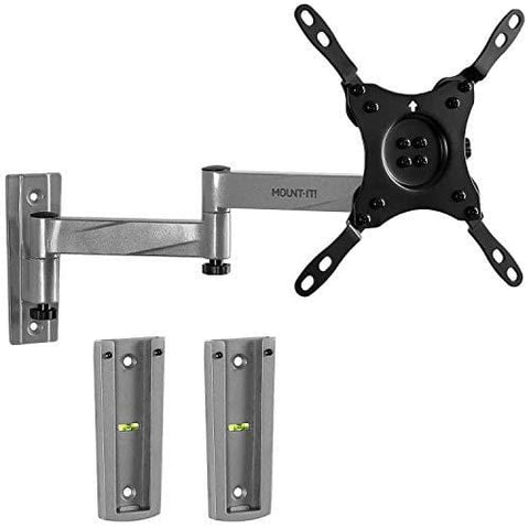 Mount-It! RV TV Mount, Lockable Full Motion TV Wall Mount Designed Specifically for RV or Mobile Home Use Single Arm Tilting and Swiveling 42 Inches Max, 33 Lb Load Capacity, up to VESA 200 Compatible