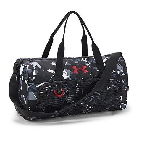 Under Armour Boys' Armour Select Duffle, White (101)/Red, One Size