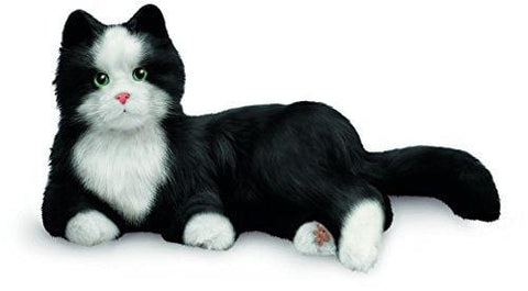 JOY FOR ALL Ageless Innovation Companion Pets | Black & White Tuxedo Cat | Lifelike & Realistic