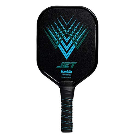 Franklin Sports Pickleball Paddle - Aluminum Pickleball Racket - Jet - Blue - USA Pickleball (USAPA) Approved