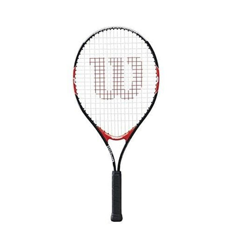 Wilson Federer Junior Tennis Racquet (25-Inch, Black/Red)