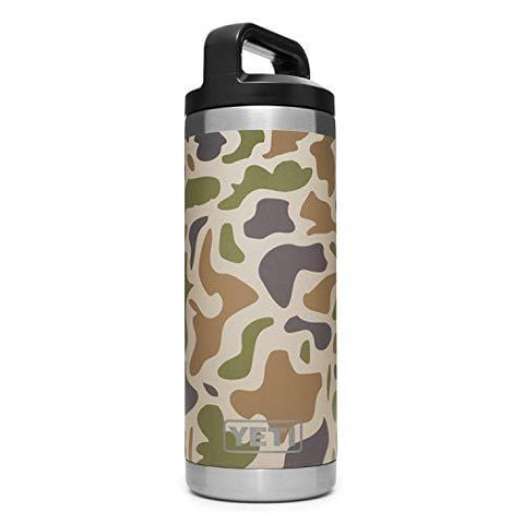 YETI Rambler 18 oz Vacuum Insulated Stainless Steel Bottle Cap, Camo