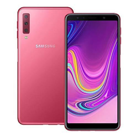 Samsung Galaxy A7 (2018) (SM-A750GN/DS) 4GB / 128GB 6.0-inches LTE Dual SIM Factory Unlocked - International Stock No Warranty (Pink)