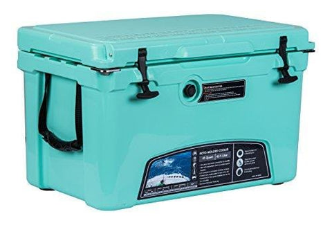 MILEE - Iceland Cooler with Divider, Basket and Cup holder, 45 QT - Green