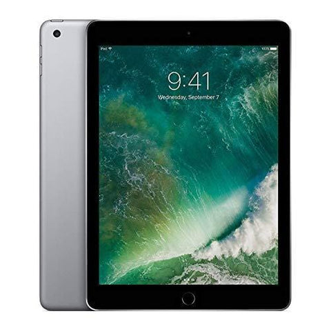 Apple iPad 9.7" with WiFi 32GB- Space Gray (2017 Model) (Renewed)