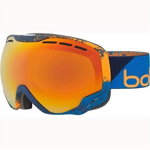 Bolle Men's Emperor Goggles Navy/Orange Zenith Sunrise - Medium/Large
