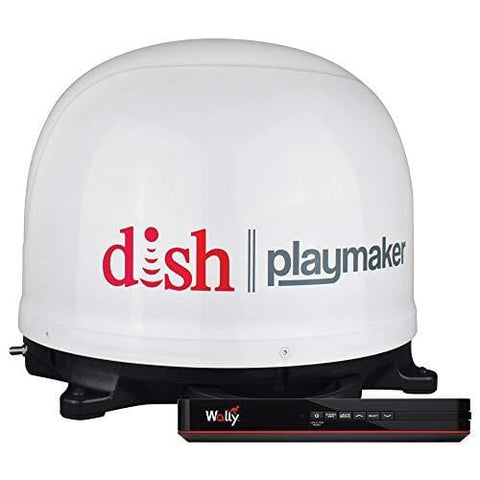Winegard PL7000R Dish Playmaker Portable Antenna with Wally HD Satellite Receiver Bundle
