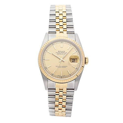 Rolex Datejust Mechanical (Automatic) Champagne Dial Mens Watch 16233 (Certified Pre-Owned)