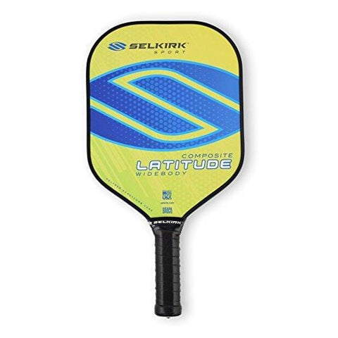 Selkirk Latitude Widebody Composite Pickleball Paddle - USAPA Approved - PowerCore Polymer Core - PolyFlex Composite Surface - EdgeSentry Protection - ThinGrip Handle (Lemon Blueberry)