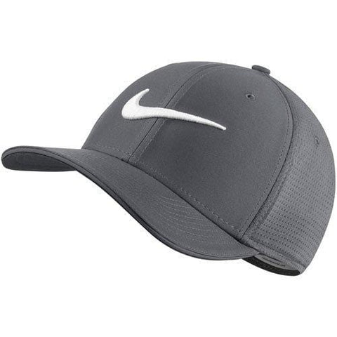 NIKE Unisex Classic 99 Mesh Golf Cap, Dark Grey/Dark Grey/Anthracite/White, Small/Medium