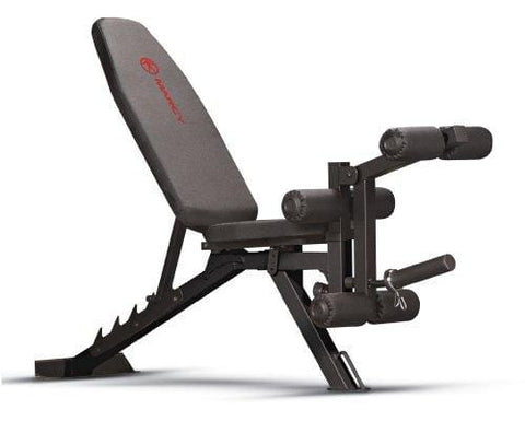 Marcy Adjustable 6 Position Utility Bench with Leg Developer and High Density Foam Padding SB-350