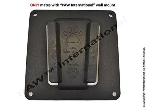 PAW International RV TV Bracket (Polymer) - Single TV Mount, Black