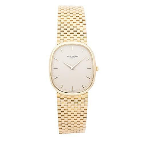 Patek Philippe Ellipse Quartz (Battery) Cream Dial Mens Watch 3838 (Certified Pre-Owned)