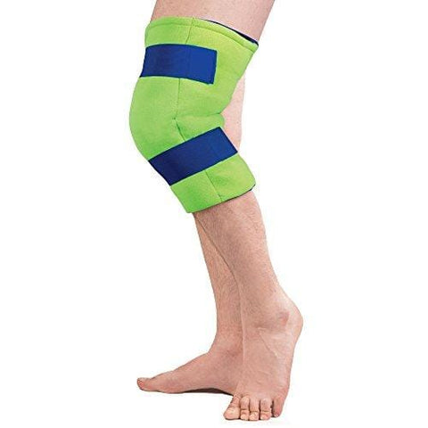 Polar Ice Large Knee Wrap Cold Therapy Wearable Ice Pack Adjustable Hook and Loop Closure